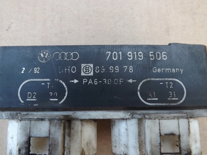 фото №5, Vw sharan 1 transporter t4 1.9 tdi модуль блок керування  вентиляторів 701919506