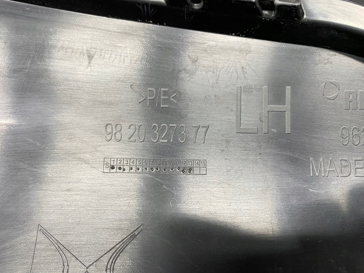 фото №13, Левая сторона бампер перед переднее хром citroen ds7 2017-