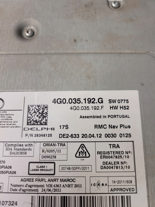 фото №7, Модуль mmi 3g+ sd audi a6 c7 a7 4g0035192g