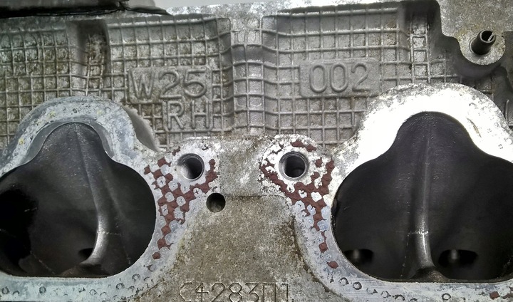 фото №16, Subaru wrx sti 2.5t ej25 ej257 w25 002 правая головка двигателя оригинальный номер