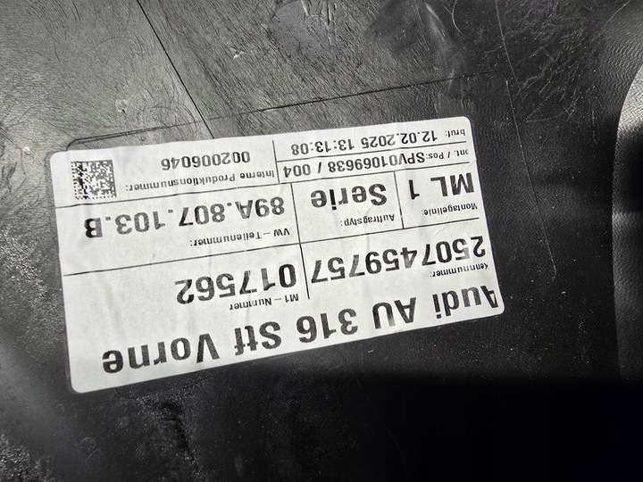 фото №7, Кутник бампера лівий перед audi q4 e-tron 89a