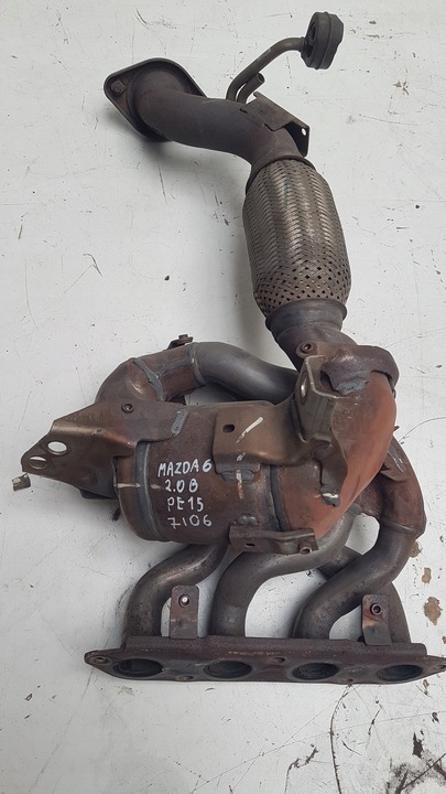 фото №1, Катализатор коллектор выпускной mazda 6 iii gj/gl 2.0 бензин