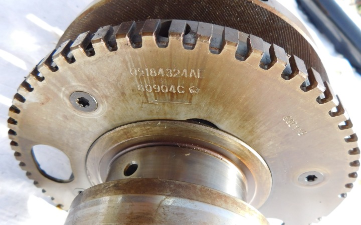 фото №6, Dodge charger 11-14r 3.6 v6 вал коленчатый 05184249af 05184324ae