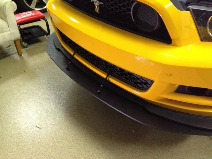 фото №1, 13-14 mustang 5.0 gt/cs boss 302 dokładla спойлер нижній бампера спліттер