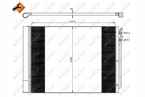 фото №8, Радіаторів клімат. bmw 350033/nrf nrf