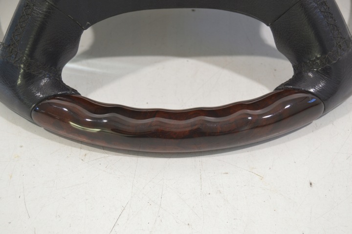 фото №13, Руль кожа дерево mercedes w140 c140 s класс рестайлинг графитовая серый