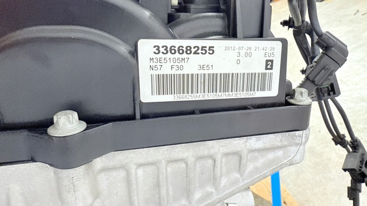 фото №12, Bmw f10 f30 f32 f15 двигатель комплектный n57d30a 258km x-drive 30d 330d 530d