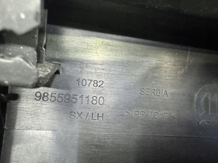 фото №5, Молдинг накладка порога левая fiat grande panda 9855951180
