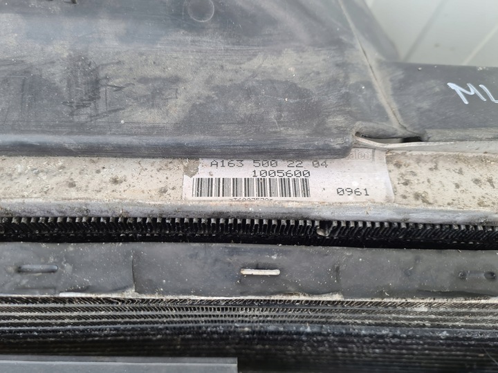 фото №7, Радіатор вентилятори mercedes ml w163 3.2b