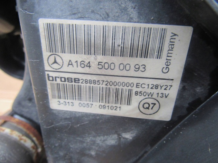 фото №14, Mercedes ml w164 164 3.0 радиатор радиатор вентилятор комплект a2515000703