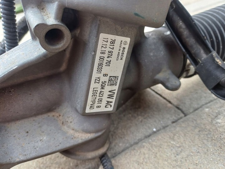 фото №7, Vw golf vii 7 18r рейка рулевая рулевая рейка 5qm423051b 5qm909144b