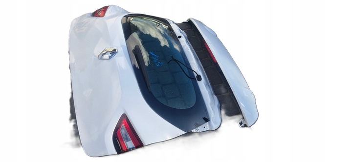 фото №9, Renault clio iv кришка багажника 5d pomorskie біла кришка багажника