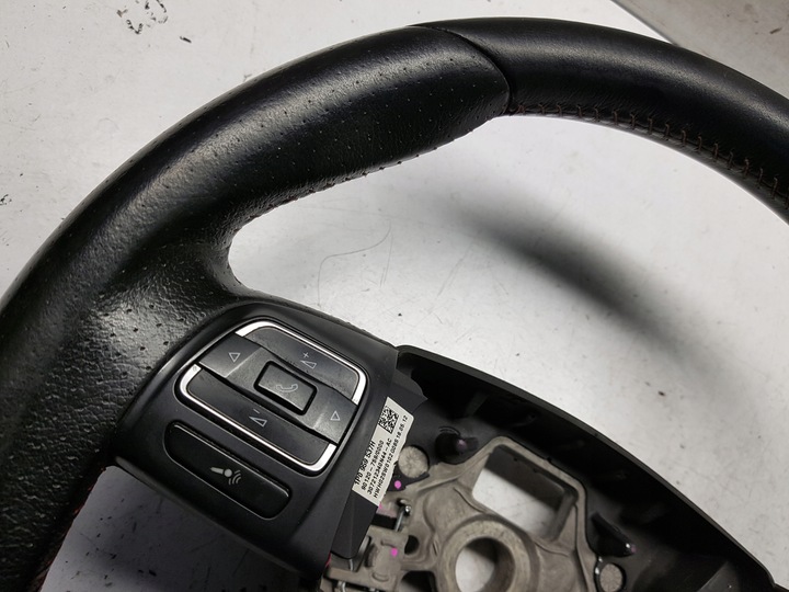 фото №6, Seat leon 2 ii рестайлинг 09-12r fr руль кожаный