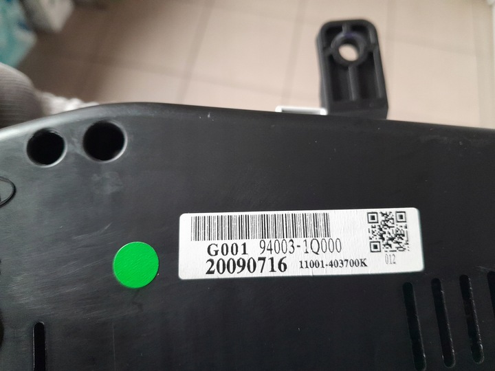 фото №9, Kia forte cerato ii 2010r гібрид lpg спідометр  94003-1q000 панель радіо