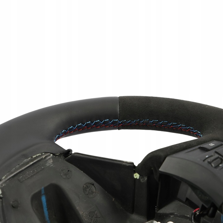 фото №11, Bmw x3 f25 x4 f26 руль новая чёрная кожа алькантара мультифункция