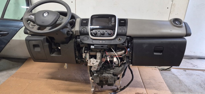 фото №6, Renault trafic iii iv капот консоль торпедо раздаточная комплектная подушка