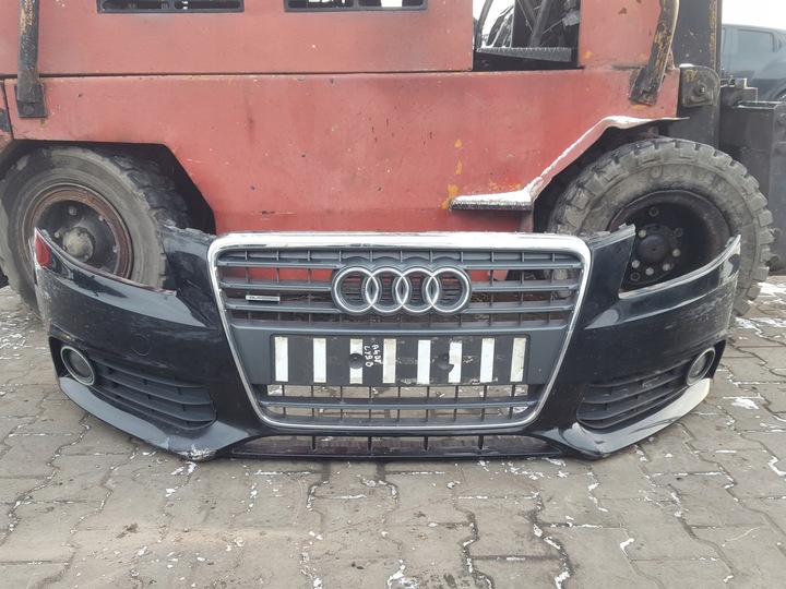 фото №1, Audi a4 b8 08-11r бампер перед переднее решётка радиатора