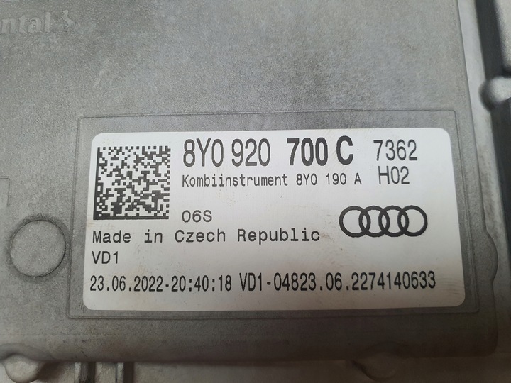 фото №7, Audi a3 8y прилади спідометр  віртуальний 8y0920700c