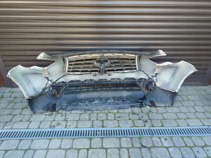 фото №7, Infiniti fx ii qx70 бампер перед передній комплектний омивачі оригінал