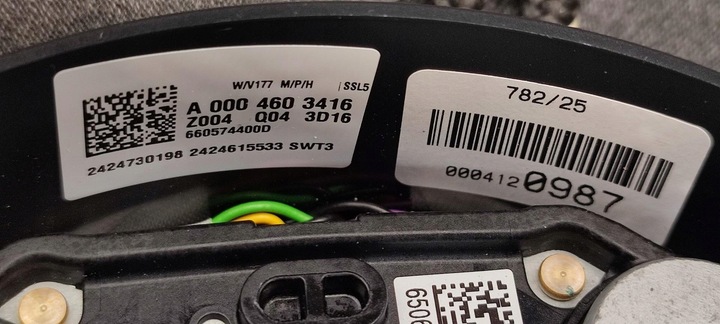 фото №10, Mercedes w247 кермо багатофункціональна підкермові важелі a0004603416
