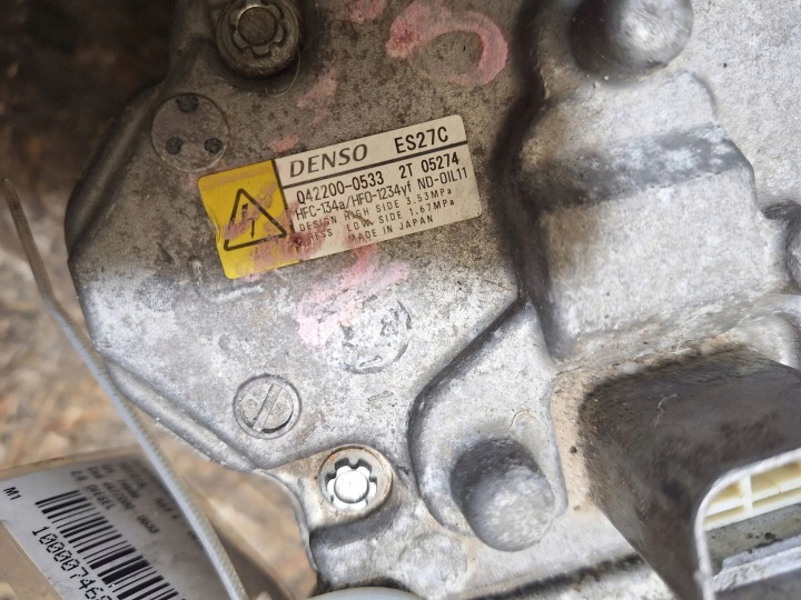 фото №6, Компрессор кондиционера 042200-0533 toyota rav4 iv 19- 2.5 гибрид