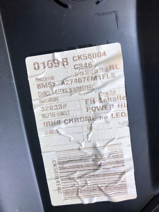 фото №7, Focus mk3 iii боковина обивка левый зад 0191