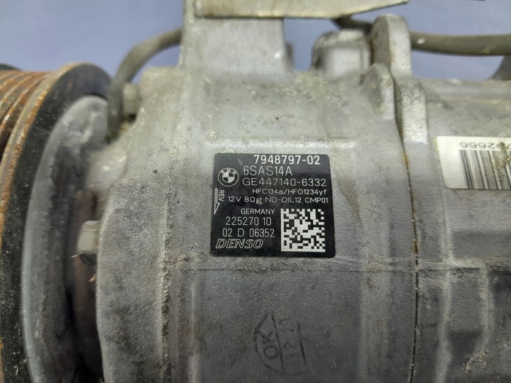 фото №4, Bmw 1 f40 2.0 t b48a20e компресор компресор кондиціонера 7948797