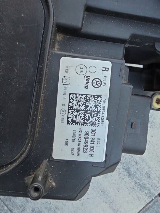 фото №15, Vw passat b8 3g1 лампи перед повний led базовий база eco 3g1941035c 3g1941036h