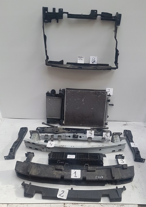 фото №1, Pas балка радіатор qashqai ii 2 j11 рестайлінг 1.3 dig