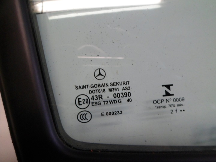 фото №3, Mercedes sprinter w907 w910 скло бокова двері малий трикутник перед права