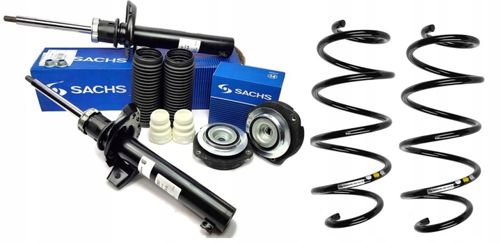 фото №1, Амортизаторы пружины крепление перед sachs vw golf 5