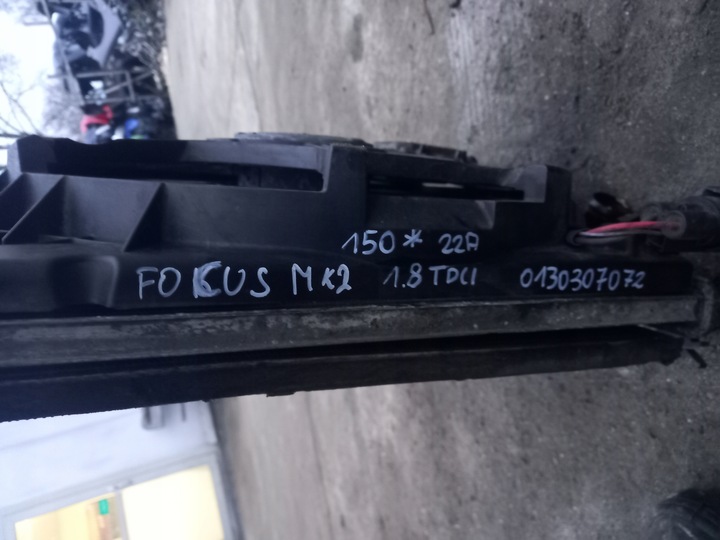 фото №7, Комплект радиатор вентилятор focus mk2 1.8 tdci