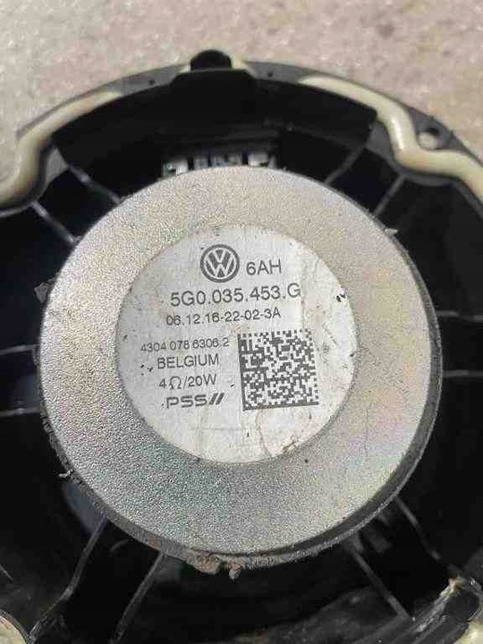 фото №7, Динамик передних правых дверь vw 5g0035453g 1.6l дизель 2013