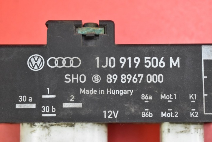 фото №7, Блок управления  вентилятора 1j0919506m skoda octavia 1 i 1.6 8v 102 km 00-10