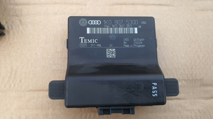 фото №1, Модуль шлюз audi vw skoda seat 1k0907530d