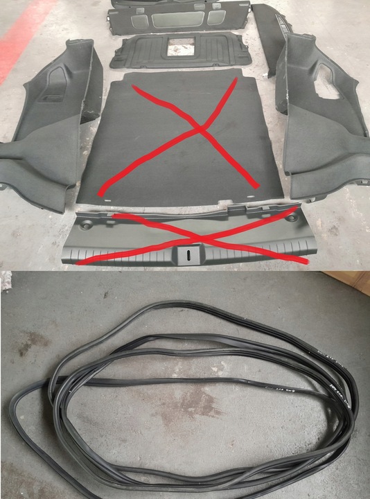 фото №1, Hyundai sonata viii 2020-23 оббивка боковина оббивка прокладка полиця