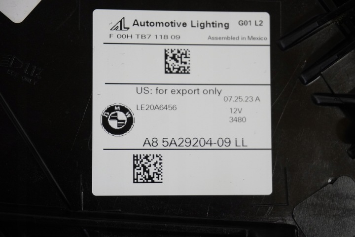 фото №8, Капот pas лампи бампер bmw g01 g02 рестайлінг c1m