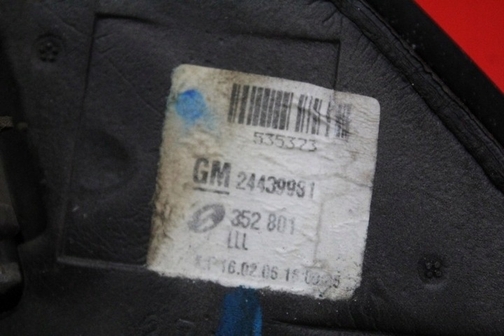 фото №12, Зеркало левая 158 24439981 eu opel vectra c 02-05 5 pin