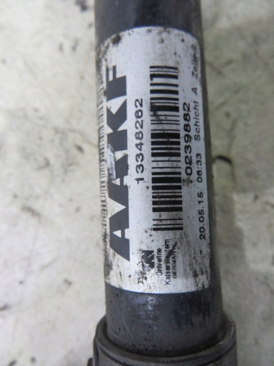 фото №5, Піввісь права автомат zafira c 2.0 cdti 13348262