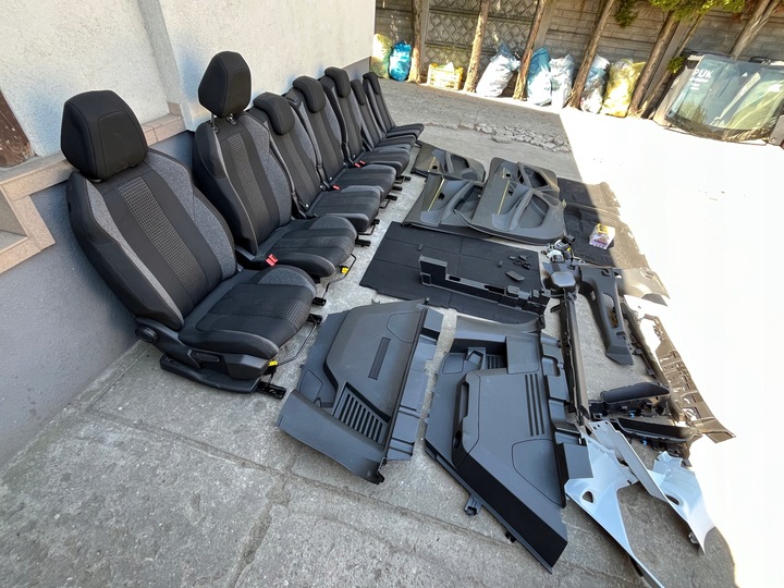 фото №5, Сиденья диван обшивки ремни болты peugeot 5008 ii 7 человек комплект