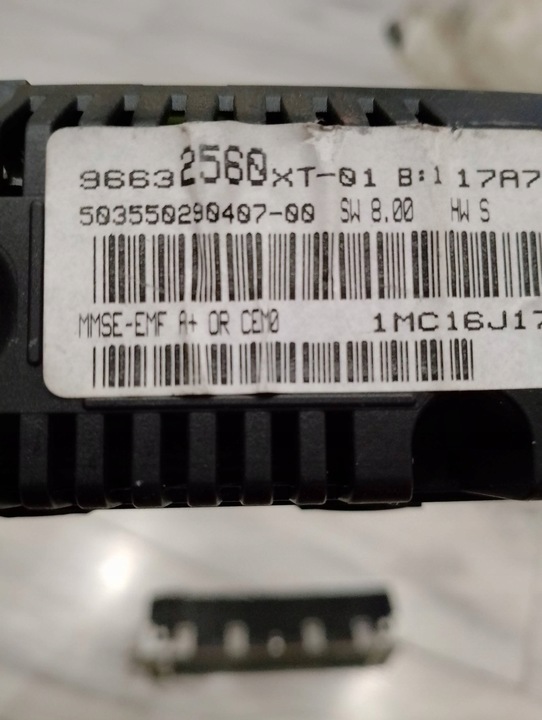 фото №1, Дисплей 96632560xt citroen c2 c3