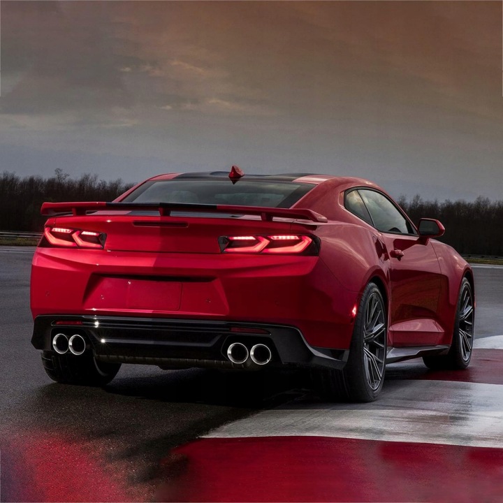 фото №14, Chevrolet camaro 2016- фара лампи зад led kpl vland затемнений +задній 6pin