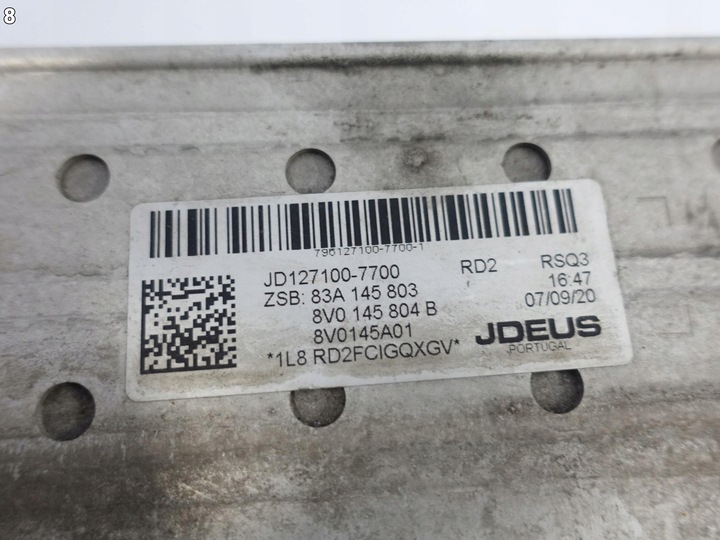 фото №9, Audi rs3 8v0 ttrs 8s0 rsq3 rs q3 83a радиаторов воздуха интеркулер