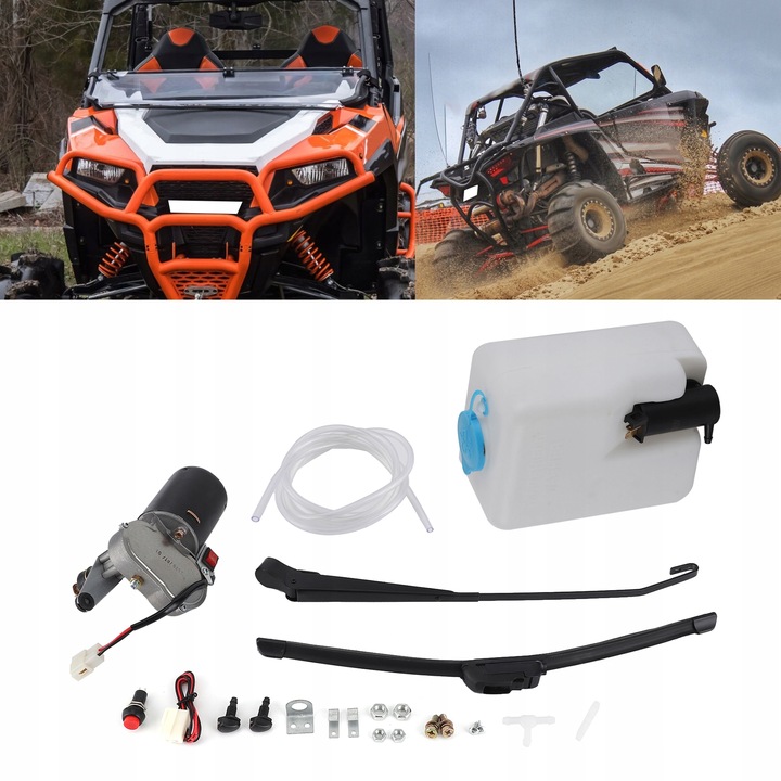 фото №12, Набор дворники стёкла для utv atv 30w dc12v