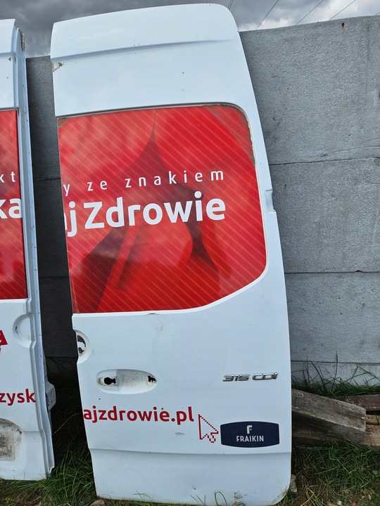 фото №5, Mercedes sprinter 907 двері ліві лівий праві праві зад задні комплект