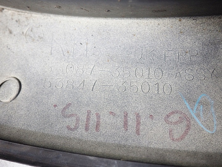 фото №8, Toyota 4runner накладка планка крило правий перед