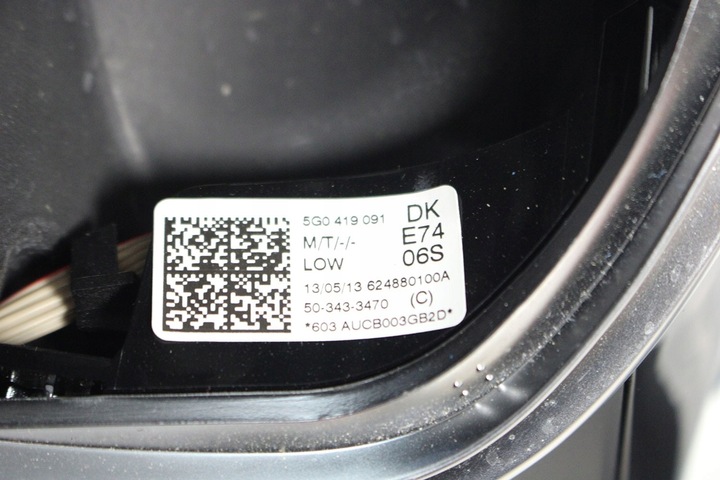 фото №12, Vw golf 7 sportsvan passat b8 кермо 5g0419091dk 5g0 419 091 dk e74 - c