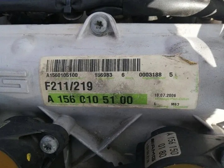 фото №10, Mercedes e63 amg cls63 w219 m156 v8 156,983 w211 двигатель a1560105100 156983