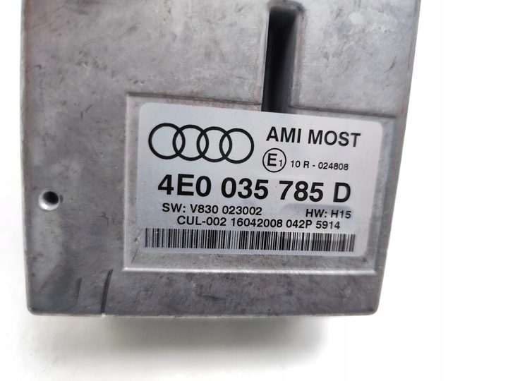 фото №7, Audi q7 панель радио 2008 suv 4/5dr 4e0035785d 07-15 3.0 tdi quattro