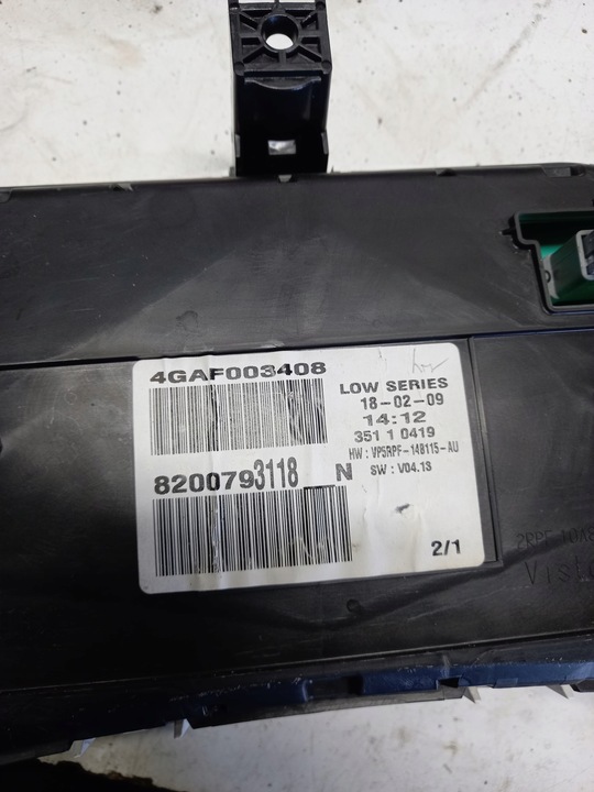 фото №5, Спидометр приборы renault megane ii 1.6 b 8200793118